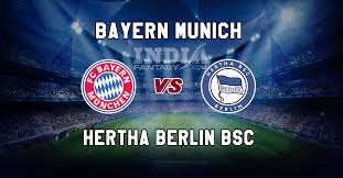 After analyzing a large amount of statistics about teams, we analyzed their latest results in detail. Bay Vs Her Dream11 Prediction Bundesliga Bayern Munich Vs Hertha Berlin Fantasy Team News