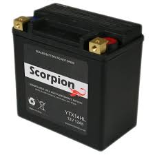 hytx14hl scorpion 12v 240 cca harley hvt 3 agm motorcycle battery