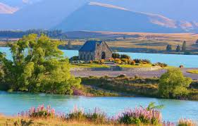 Hope you will like our premium collection of new zealand wallpapers backgrounds and wallpapers. Wallpaper Mountains Lake Chapel New Zealand Lake Tekapo Images For Desktop Section Pejzazhi Download