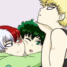 Midoriya izuku, bakugou katsuki y todoroki shouto acuden con sus compañeros de clase a un campamento escolar de varias semanas de duración durante el verano. Bakugou Todoroki Midoriya Spicydekunuts Twitter