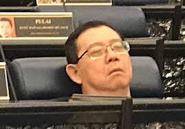 Image result for lim guan eng asleep