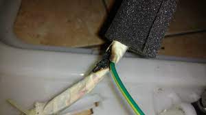 Once the connections in the plug get too hot, they melt and expose bare. Washing Machine Stator Wire Harness Melted Home Improvement Stack Exchange