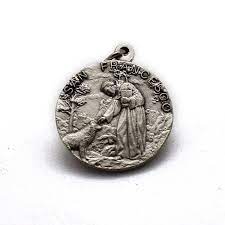 St Francis Of Assisi And The Wolf Basilica Of Saint Francis Etsy Faith Jewelry Saint Necklace Catholic Gifts