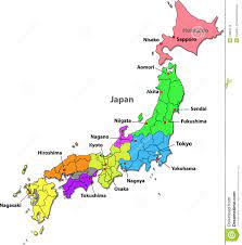This map is a blank map of japan complete with the close neighbours and scale to indicate size. Jungle Maps Map Of Japan Free