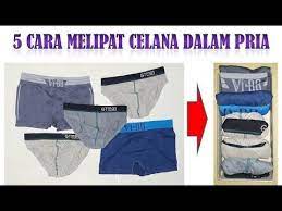 Susun seluar dalam secara menegak semasa menyimpannya. 5 Cara Melipat Pakaian Dalam Youtube Celana Dalam Pria Pakaian Dalam Pakaian