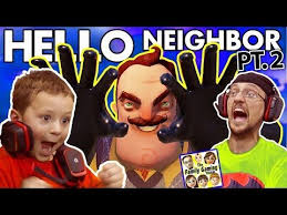 Entertainment And Fun We Scared Our Blind Neighbor Fgteev Scary Hello Hello Neighbor Game Hello Neighbor Disney Surprise