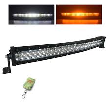32 180w Remote Controlled Curved Dual Row Dual Color 6 Strobe Effects Combo Beam Led Light Bar Sb32 180c 2d Lens Led Light Bars Automotive Led Lights Bar Lighting