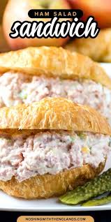 Ham Salad Sandwich Is Great For Leftover Ham From The Holidays Ham Salad Ham Salad Sandwich Ham Salad Recipes