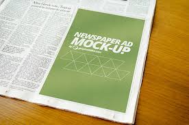 Download Newspaper Advert Mockup Graphaddikt Com