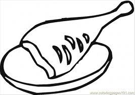 Check out our meat coloring pages selection for the very best in unique or custom, handmade pieces from our shops. Piece Of Chicken Coloring Page For Kids Free Meat Printable Coloring Pages Online For Kids Coloringpages101 Com Coloring Pages For Kids