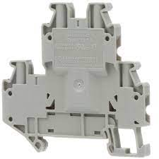 Phoenix Contact - 3044636 - Double Level Terminal Block 24A Screw Connect  26-12 AWG W 5.2mm UT Series - RS