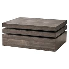 These round oak coffee table are made from the finest materials and are extremely durable to last for a long span of time. Iverson Rectangular Rotatable Coffee Table Black Oak Christopher Knight Home Target