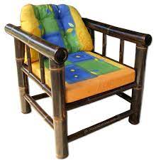 Bamboo stools at the green village in indonesia. Guadua Bamboo Bamboo Furniture Bamboo Chair Bamboo Design