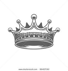King Crown Logo Vector Illustration Royal Crown Silhouette Isolated On White Background Vector Object Crown Tattoo Design Crown Tattoo Men King Crown Tattoo