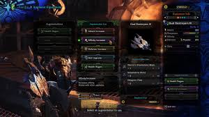 How do you unlock more dual blades upgrades in monster hunter rise? Augmentations And Upgrades Monster Hunter World Wiki