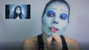 corpse bride makeup step by step