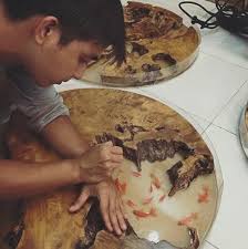 Drawing 3d Fish Resin Furniture Resin Design Resin Crafts