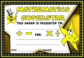 Math Awards Certificates Awards Certificates Template Certificate Templates Math Key Words