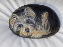 .like, and share this video and i'll make more, request me what to craft or build i don't build. Yorkshire Terrier Rock Painting Patterns Rock Painting Art Painted Rock Animals