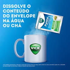 Cha Para Gripe Vick Pyrena Sabor Camomila 500mg Drogariavenancio