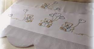 Lenzuolini Da Culla Ricamo Per Neonato Piumoni Per Bambini Ricamo Lenzuolino