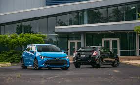 The 2019 honda civic and the 2019 toyota corolla remain arguably the most recognizable of their kind, with longstanding production histories and loyal followings built on. 2019 Honda Civic Vs 2019 Toyota Corolla Which Is The Better Hatchback