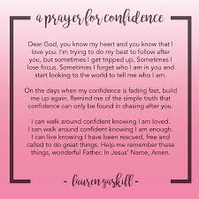 A Prayer For Confidence Lauren Gaskill Prayer For Confidence Prayer Verses Prayer Scriptures