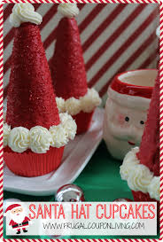 Mom used grandma's old fashioned christmas dessert recipes to prepare delicious baked goods for the holiday get grandma's old fashioned christmas candy recipes and surprise your family with delicious homemade christmas candy bars, french creams, truffles, and fudge. Santa Hat Cupcakes Recipe With An Ice Cream Cone Holiday Food Craft Holiday Food Crafts Christmas Desserts Cupcake Recipes