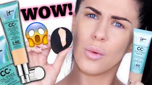 I always tell people that even though both the original and matte it cosmetics cc creams offer high levels of spf, we shouldn't rely on this for our full. It Cosmetics Oil Free Matte Cc Cream Oily Skin Wear Test Review Youtube