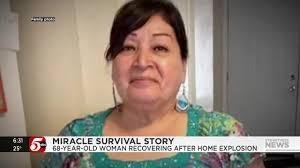 Son calls it a 'miracle' that mother survived Red Lake home explosion