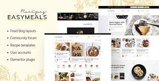 However, free food blog wordpress themes that provide everything you want can be hard to come by. Easymeals Food Blog Wordpress Theme By Mikado Themes Themeforest