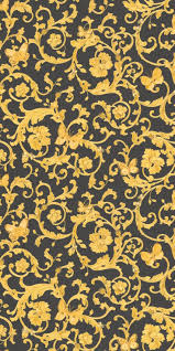 Black And Gold Pattern Wallpaper Ladybird Trail By Versace Black Gold Wallpaper Wallpaper Direct Versace Wallpaper Gold Wallpaper Marimekko Wallpaper