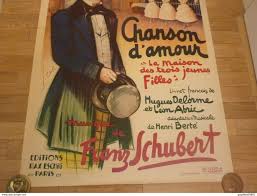 Le gouvernement décrète en même temps la mobilisation générale. Plakate Affiche Originale Signee G Dola 1936 Schubert Chanson D Amour Abric Spectacle Opera Musique