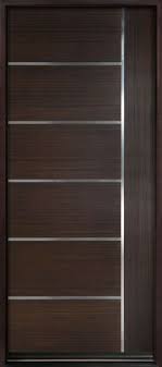 Modern Euro Collection Mahogany Wood Veneer Solid Wood Front Entry Door Single Db Emd B1w Single Door Design Door Design Modern Doors Interior Modern