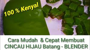 Oleh admin 22 jun, 2021 posting komentar resep cincau perdu anti gagal. Rahasia Membuat Cincau Hijau Blender Super Kenyal Dan Mantul L 100 Berhasil English Subtitle Youtube