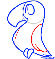 Read here some fun ways to teach your kids to draw different fishes, step by fish is almost always the first word that kids learn to spell with the letter 'f'. Cartoon Toucan How To Draw A Toucan For Kids Step By Animals For Clipartix