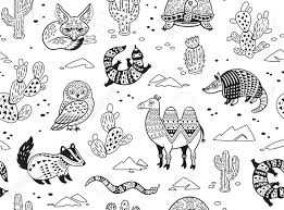 Sep 25, 2019 · here is a small collection of 20 cute pig printable coloring pages for preschoolers. Outline Seamless Pattern Of Desert Animals With Ethnic Tribal Royalty Free Cliparts Vectors And Stock Illustration Image 71091557