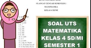 Kunci jawaban matematika sukino sma lengkap. Soal Uts Matematika Kelas 4 Semester 1 Kurikulum 2013 Dan Kunci Jawaban