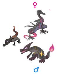 Salandit Male Evolution Pokemon Breeds Pokemon Pokemon