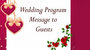 If you need wedding reception program ideas for how the event will run, consider spending some time crafting a comprehensive program for the wedding reception to ensure all the activities appear appropriate and entertaining to everyone involved. Wedding Program Message To Guests