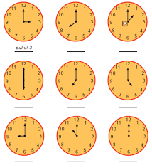Jam ini dibaca pukul setengah enam atau pukul. Https Soal Anak Sd Blogspot Com 2015 12 Soal Latihan Matematika Kelas 1 Sd Html