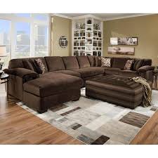 Fancy Oversized Sectional Couch In 2020 Brown Sectional Living Room Brown Living Room Decor Brown Sectional