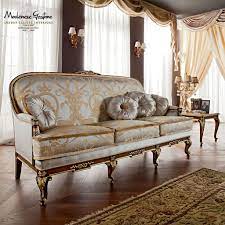 Upholstered Sofa Hardwood Structure Handmade Casanova Collection Modenese Gastone Luxury Furniture Sofa Classic Sofa Styles Classic Sofa