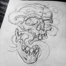 Skull Art Drawing Tattoo Design Drawings Skulls Drawing