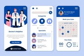 Download Medical Booking App Concept For Free Medical App App Interface Design Onboarding App