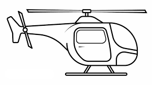 Contoh Gambar Mewarnai Helikopter Kataucap