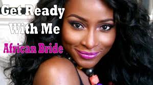 Get Ready With Me African Traditional Wedding Bride Naturalweddingmakeup Wedding Makeup Looks African Traditional Wedding Natural Wedding Makeup