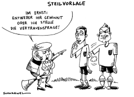 Die vertrauensfrage ist in vielen parlamentarischen demokratien ein instrument der regierung zur disziplinierung des parlaments. Vertrauensfrage Von Schwarwel Politik Cartoon Toonpool