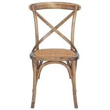 Poly And Bark Cafton Crossback Chair Set Of 2 Dining Chairs Solid Wood Dining Chairs Walnut Dining Chair