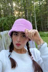 Iets Frans Fluffy Bucket Hat Fluffy Bucket Hat Hats Text Embroidery